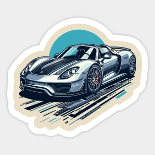 Porsche 918 Spyder Sticker